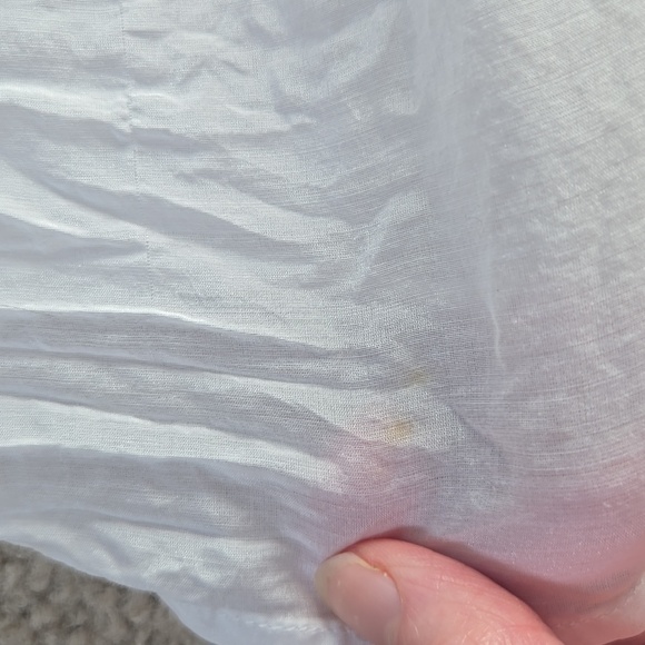 Express Sequin Rolled Sleeve Boho Peasant Shirt Size Small - Picture 8 of 11